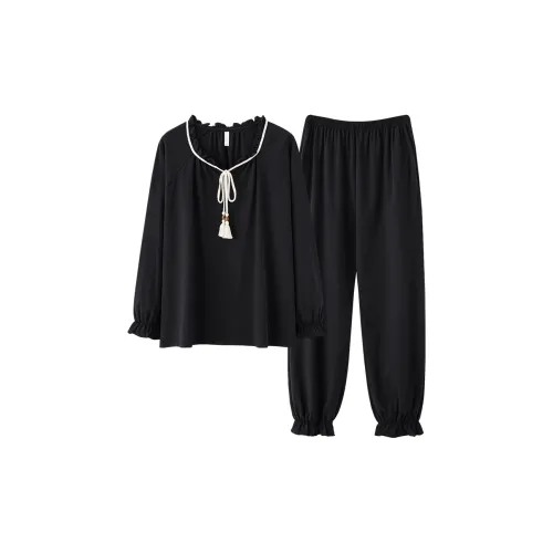 WANANNI Пижамный комплект женский черный