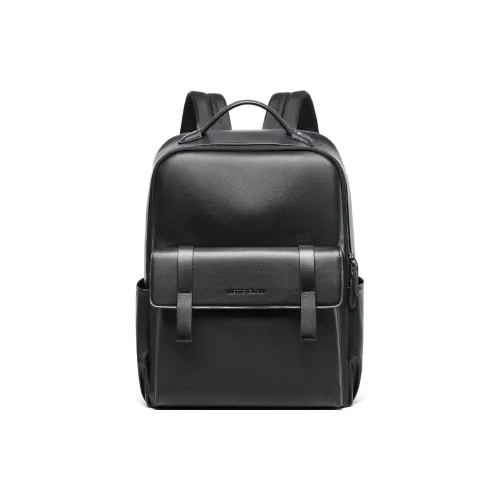 MOYYI ПВХ Ноутбук Сумка Рюкзак Большой Унисекс Черный