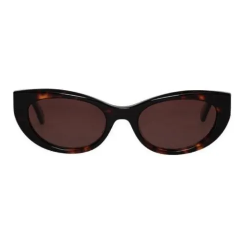 Anine Bing Ацетат Кошачий глаз Солнцезащитные очки Женские Коричневый