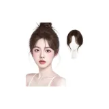 Двойная чёлка "восьмёрка" - цвет Mocha - смешанные волосы