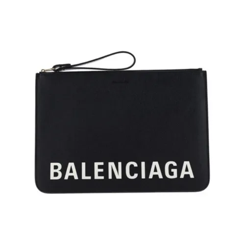 Balenciaga Кожа Клатч Женский Черный