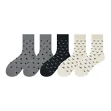 Серый Звезды *2 + Черный Бант + Бежевый Бант *2 (5 пар)