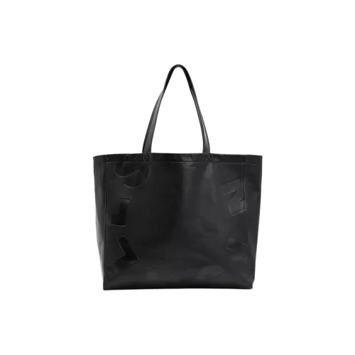 ALLSAINTS Овчина Тоут Сумка Сумка для покупок Сумка на плечо Мужская Черная