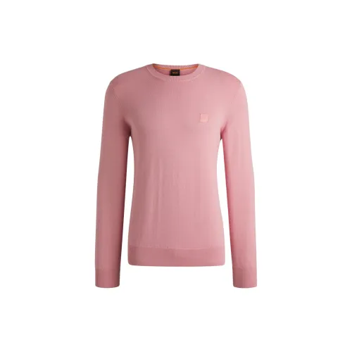 Hugo Boss Светло-розовый Мужской Трикотаж