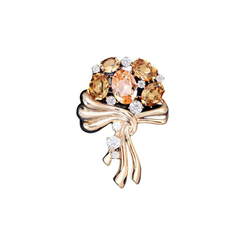 Фиолетовый медный сплав броши унисекс