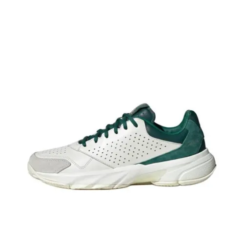 Adidas CourtJam Control 3 Slip-Resistant Abrasion-Resistant Low-Top Training Shoes Unisex White Green Adidas CourtJam Control 3 противоскользящие устойчивые к истиранию низкие кеды для тренировок унисекс белый зеленый