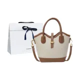 Бежевый и коричневый