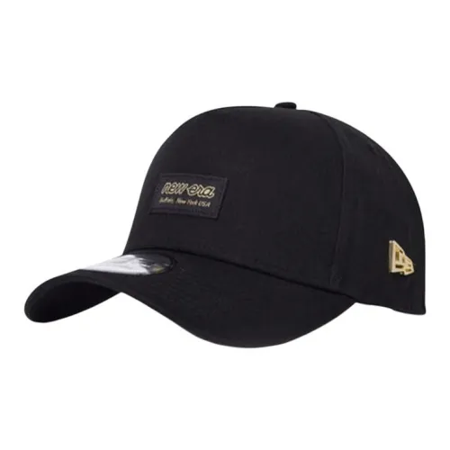 New Era Хлопок Полиэстер Кепки Унисекс Черный Золото