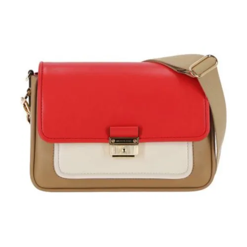 MICHAEL KORS Сумка через плечо из кожи женская красная коричневая и белая