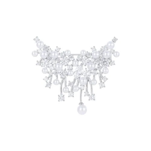 Фиолетовый медный сплав броши женские