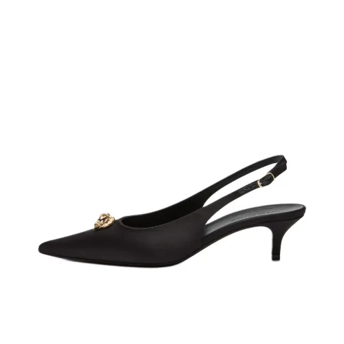 MAGDA BUTRYM SLINGBACK ROSETTE Узкий каблук Высокие каблуки 4,5 см Женские Черный