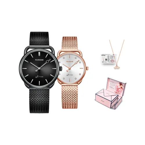 RARONE Кварцевый Movement Унисекс Часы 44mm*44mm*44mm Черные
