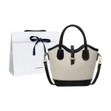 Бежевый и черный