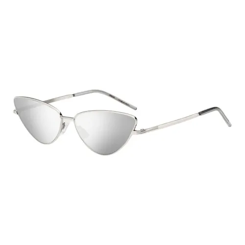 HUGO BOSS Металл Стальной Кошачий глаз Солнцезащитные очки Женские Серебристые