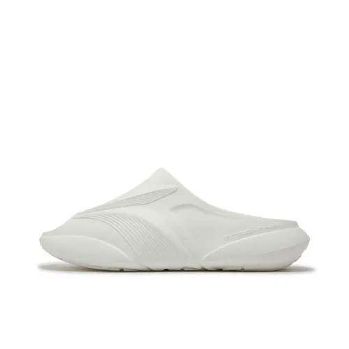 361° Speeding Slip-resistant Abrasion-resistant Шлепанцы Унисекс Перьевой Белый