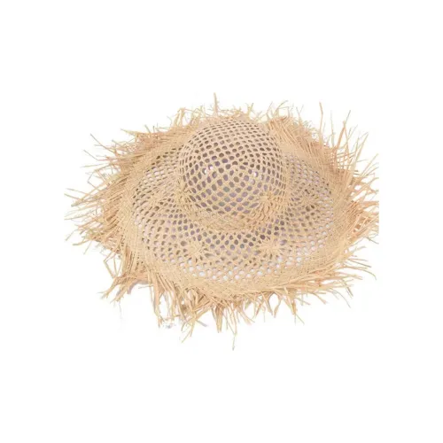 Peach Tea Большой козырь с рафией шапки и кепки для женщин