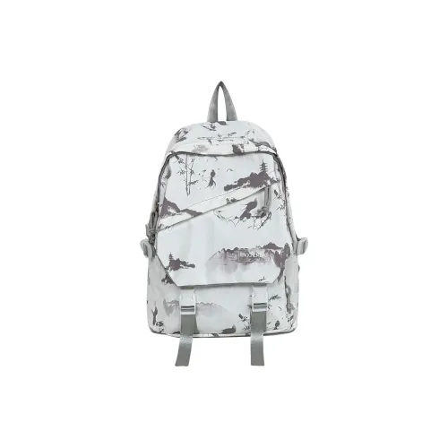 Single Warehouse Нейлон Рюкзак Унисекс Серый Красный Зеленый Розовый