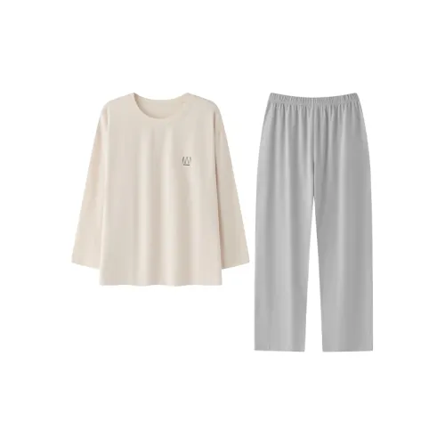 Huggy Kissy Пижамный комплект женский абрикосовый