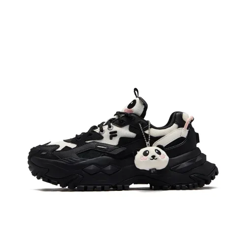 FILA FUSION Бьянко Низкие кеды с толстой подошвой, черный, молочный, белый, женские