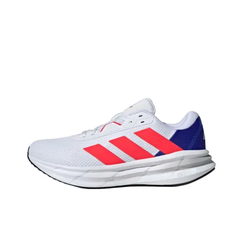 Adidas Galaxy 7 Slip-resistant Abrasion-resistant Low Top Беговые кроссовки Мужские Белый Красный