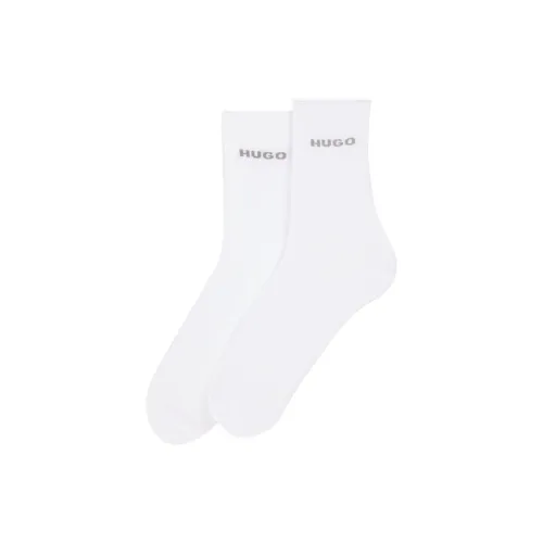 HUGO BOSS 2 шт Белый/Белый Женские Носки MID до икры