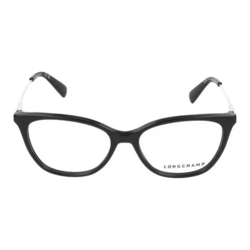 LONGCHAMP Ацетат Кошачий глаз Оправы для очков Женские Черный