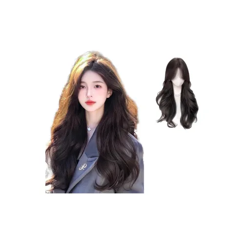 WANWANFENG Корейский стиль EFFORTLESS Большая волна Женская парик Смешанный шелк Большая волна