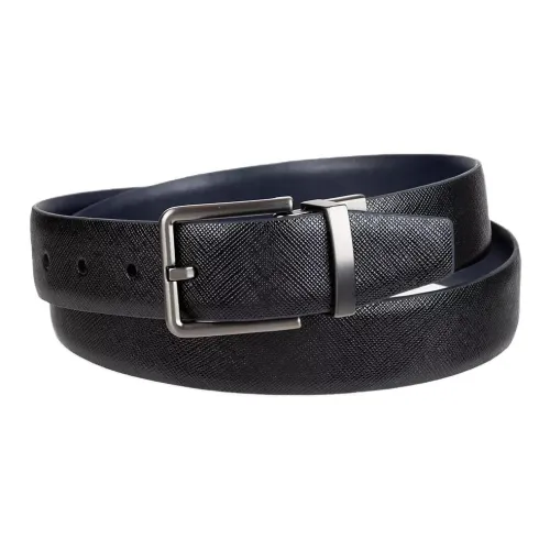 Ремни Calvin Klein из переработанной кожи мужские синие ширина 3,2 см