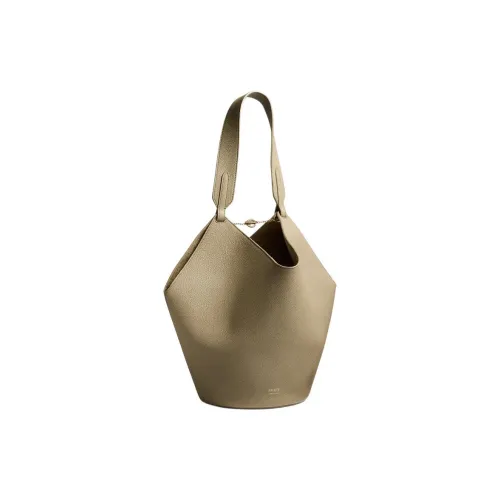 KHAITE Матовый Телячья кожа Сумка Маленькая Женская Шалфейно-зеленая