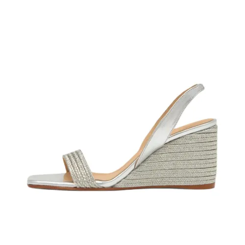 Castañer Barby one Ремень Сандалии 7cm Женские Серебряные