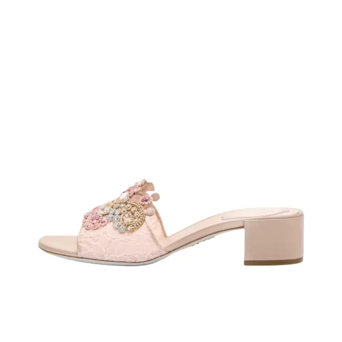 RENE CAOVILLA Veneziana Слипоны 3,8 см Женские Розовый