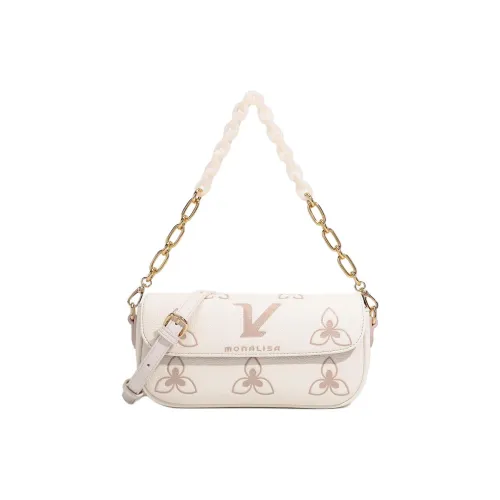 Monna Lisa Коровья кожа Маленькая квадратная сумка Сумка Маленькая Женская Белая Розовая