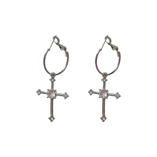 QIANFANGDAHUANGYE Серьги с цирконием Унисекс