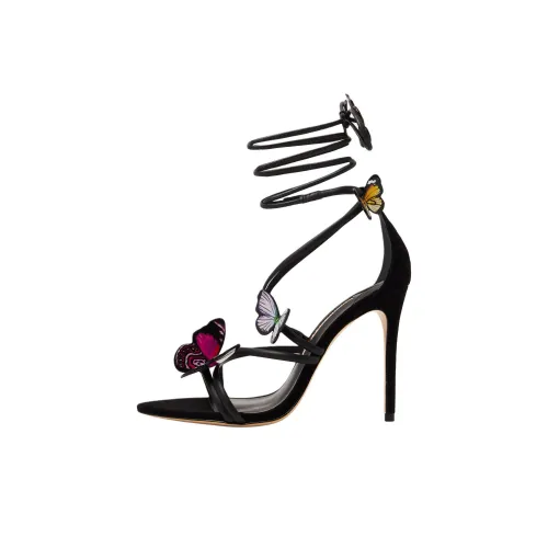 SOPHIA WEBSTER Vanessa One Strap Sandals 10,5cm Women's Black SOPHIA WEBSTER Vanessa One Ремешок Сандалии 10,5 см Женские Черные