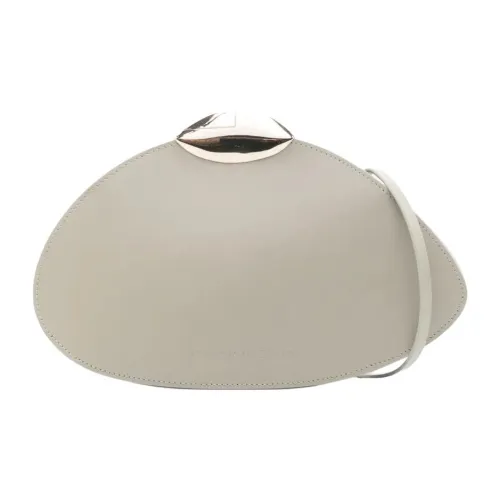 BENEDETTA BRUZZICHES Телячья кожа Одно плечо Через плечо Клатч Женский Серый