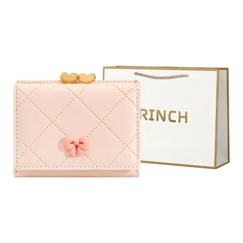 BRINCH ПУ (полиуретан) Кошелек Женские Розовый Серебристый Белый