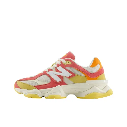 New Balance NB 9060 Low Топ Повседневная обувь Унисекс Оранжевый Желтый