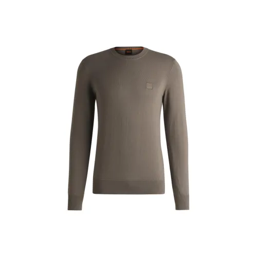 Hugo Boss Коричневый Мужской Трикотаж