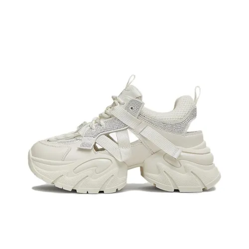 BASTO Маленькая круглая подвеска Низкий топ Кроссовки с толстой подошвой Женские