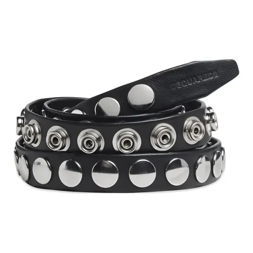 DSQUARED 2 Ремни из коровьей кожи Унисекс Черный