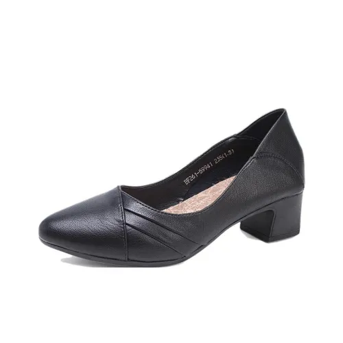 TAIHEYUAN Квадратный каблук Высокие каблуки Женские Черный