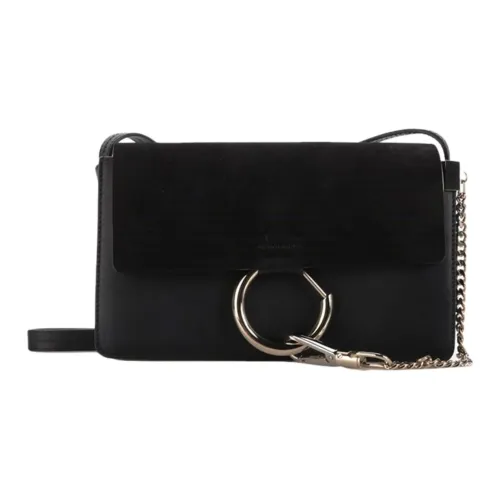Chloe Сумка через плечо из коровьей кожи сумка с цепочкой женская черная