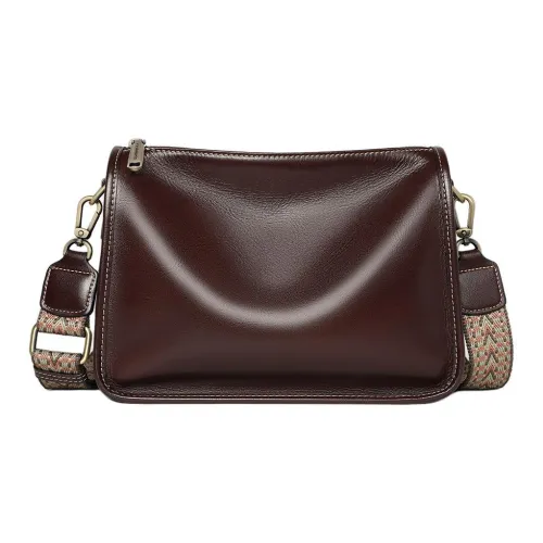 MILLIE'S Сумка через плечо из коровьей кожи сумка на плечо обычная женская винный кофейный винтажный белый