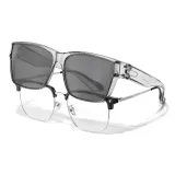 Прозрачная серая оправа с поляризованными серыми линзами [516-C3]