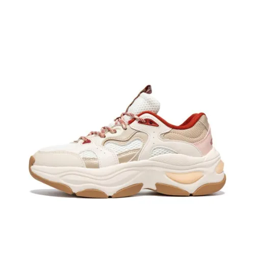 361° Противоскользящий устойчивый к истиранию низкий топ повседневная обувь женский белый бежевый красный