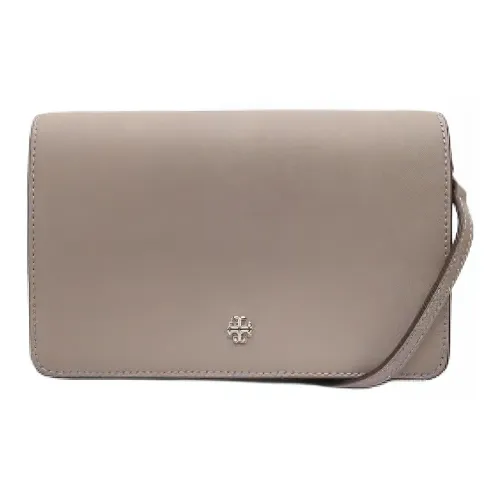 Tory Burch Emerson Кожа Сумка через плечо Женская Серый
