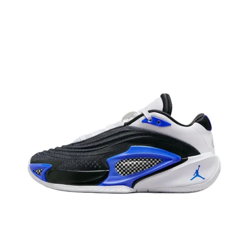 Джордан Luka 3 Slip Resistant Abrasion Resistant Low Top Детские Баскетбольные Кроссовки Черный Белый Синий Подростки