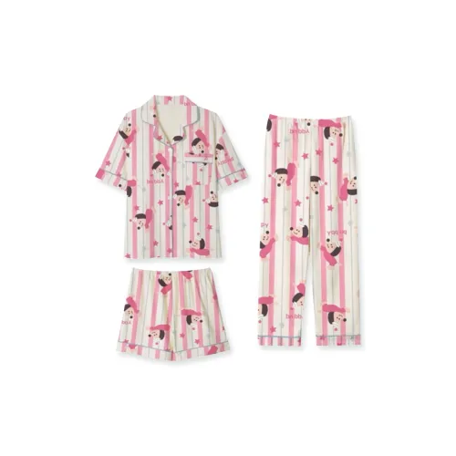 WANANNI Пижамный комплект женский розовый