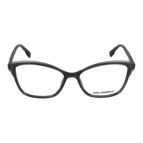 KARL LAGERFELD Пластик Кошачий глаз Оправы для очков Женские Черный