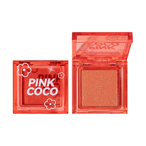 PINK COCO Шimmer Soft Matte Tipsy Blush Monochrome Correcting Skin Tone Matte Face Color